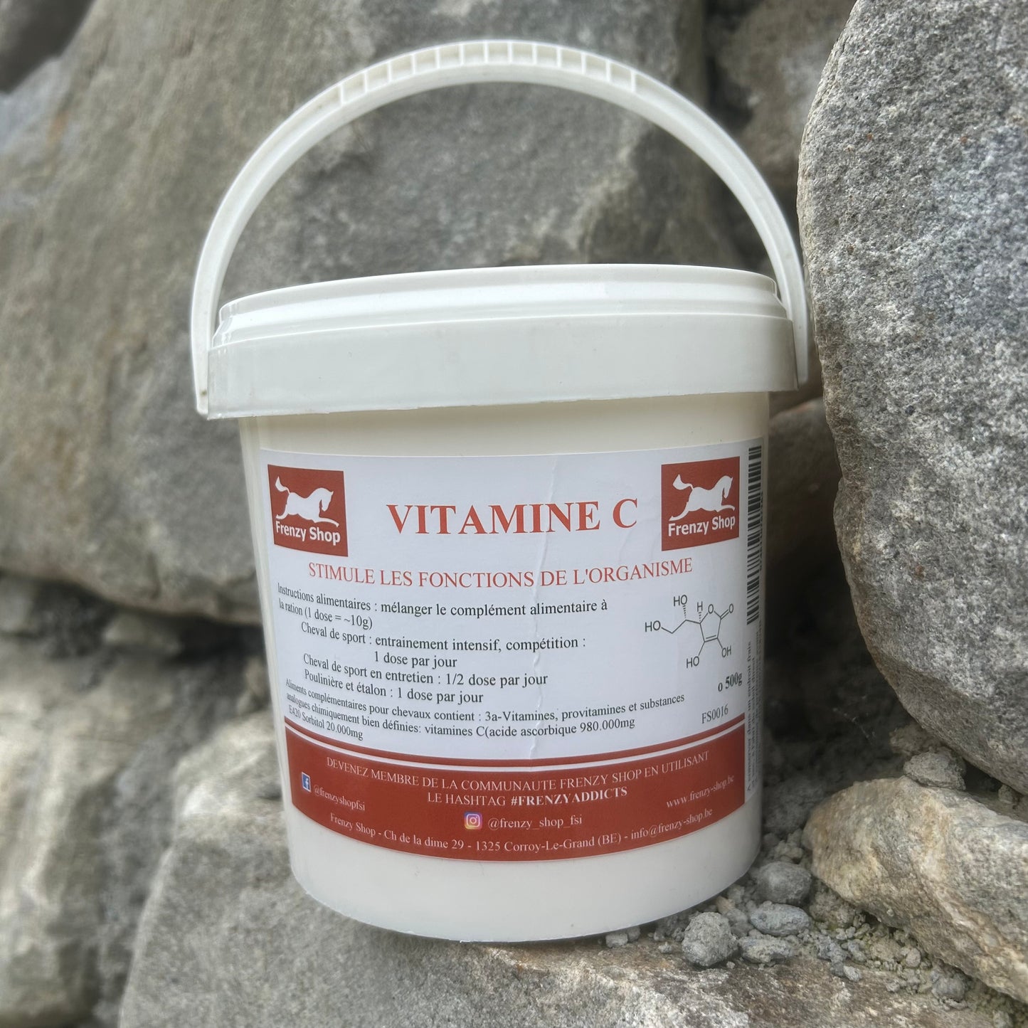 Vitamine C 500g ~ FRENZY SHOP