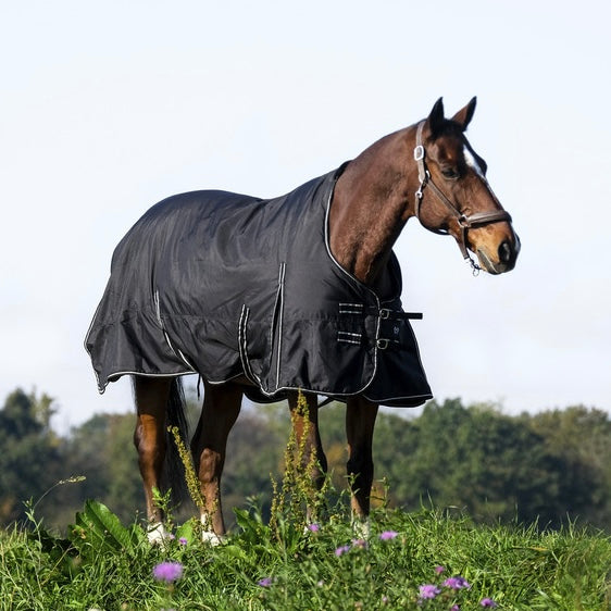 Couverture imperméable 0g noire ~ RIDING WORLD "OXFORD"