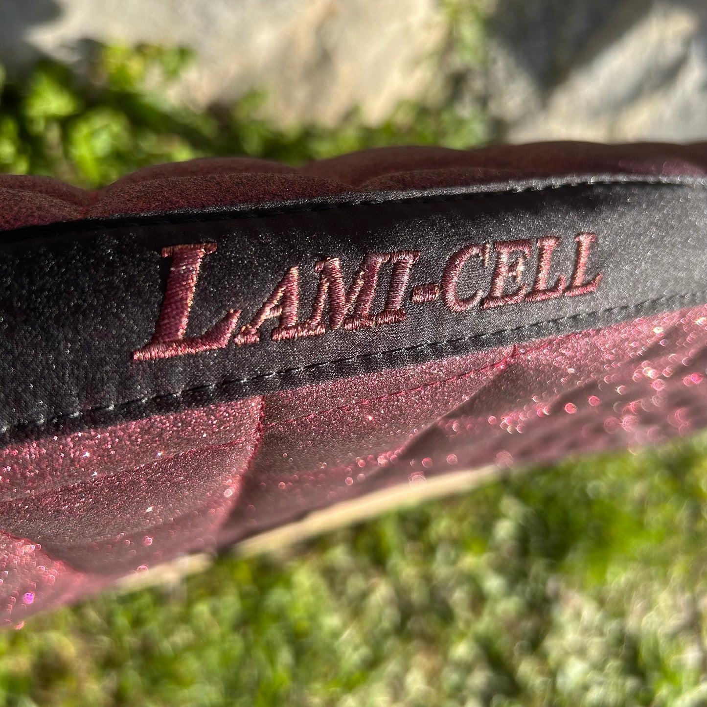 Tapis mixte bordeaux glitter ~ LAMI-CELL Sparkling