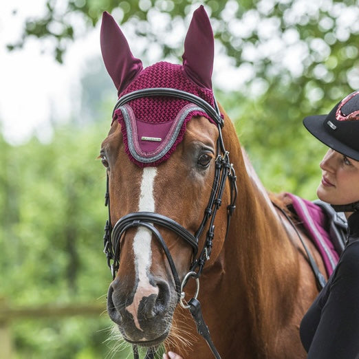 Bonnet bordeaux/argent ~ LAMI CELL Sparkling