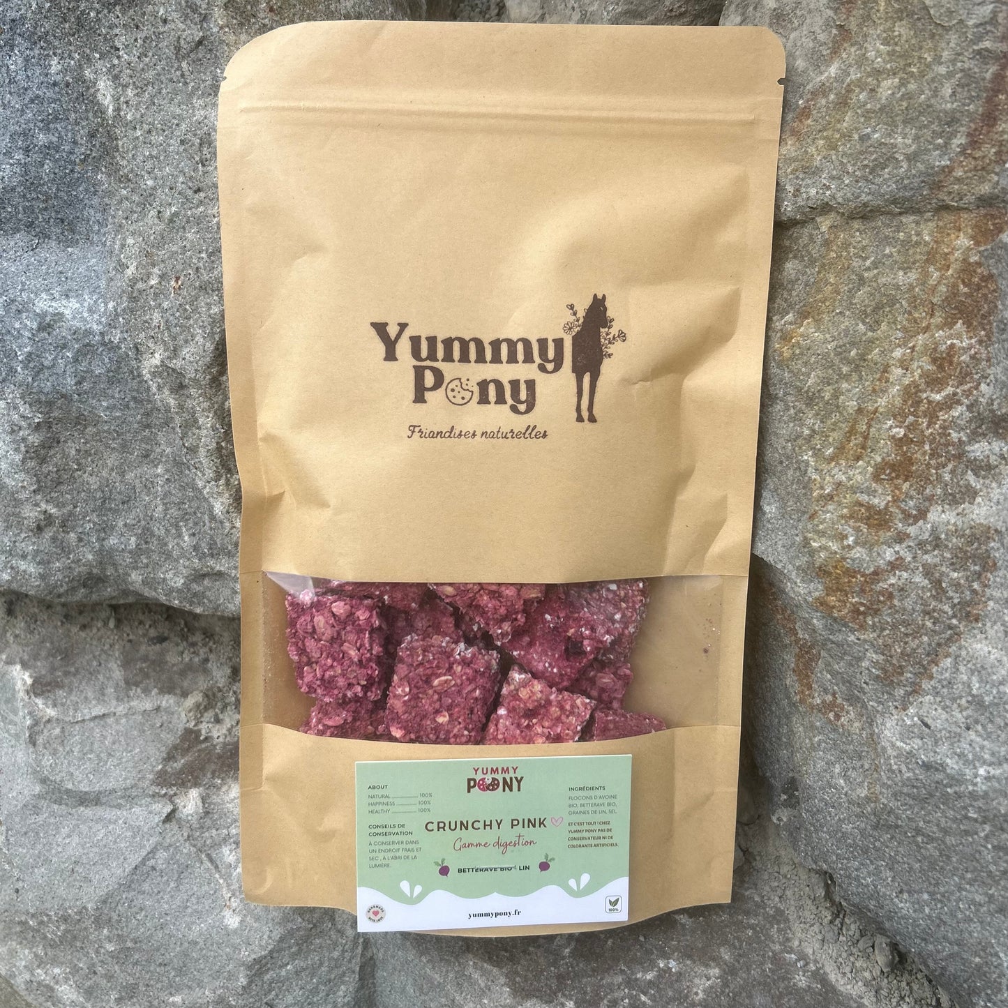 Gamme Digestion - Crunchy Pink - 200g ~ YUMMY PONY