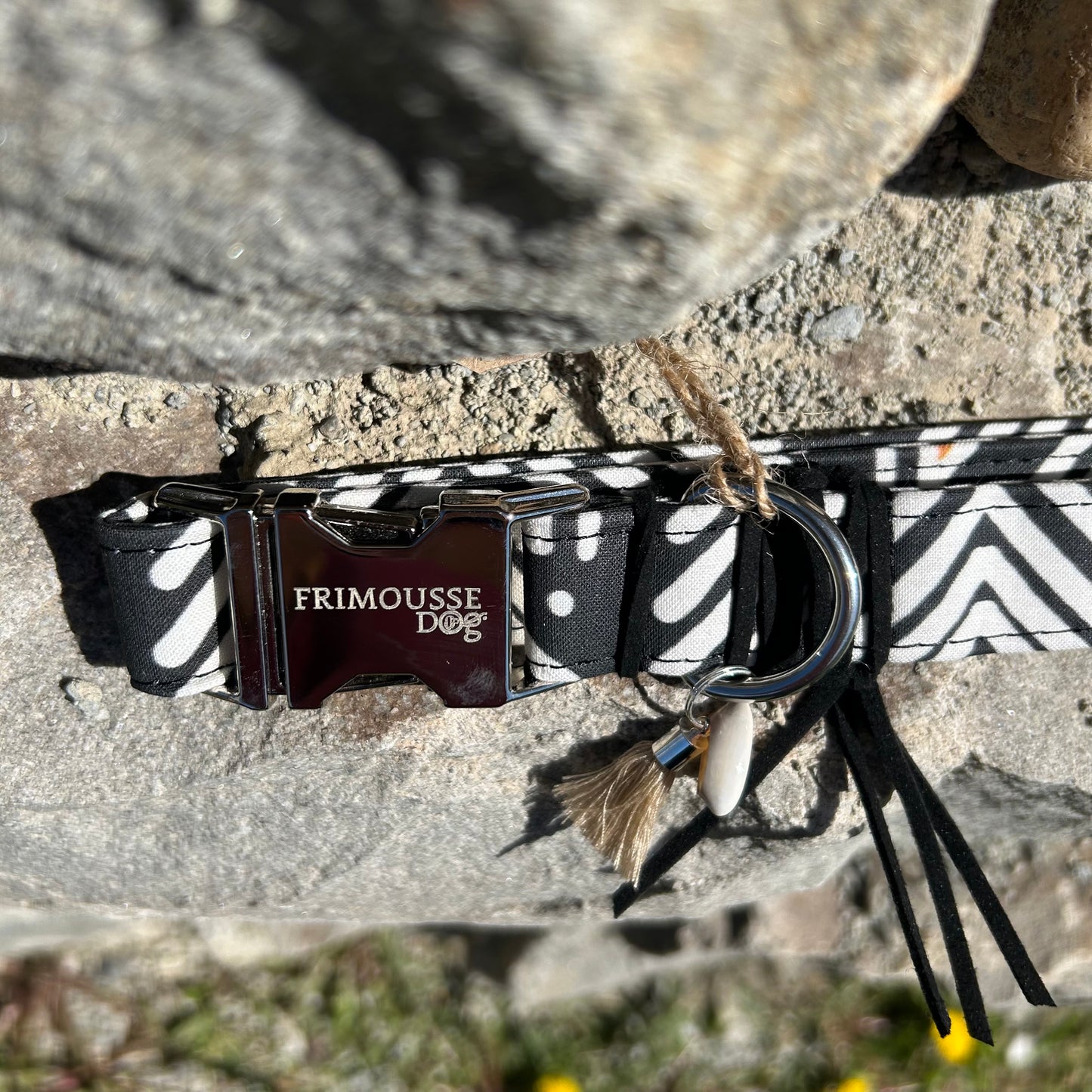 Collier pour chien ~ Zébré