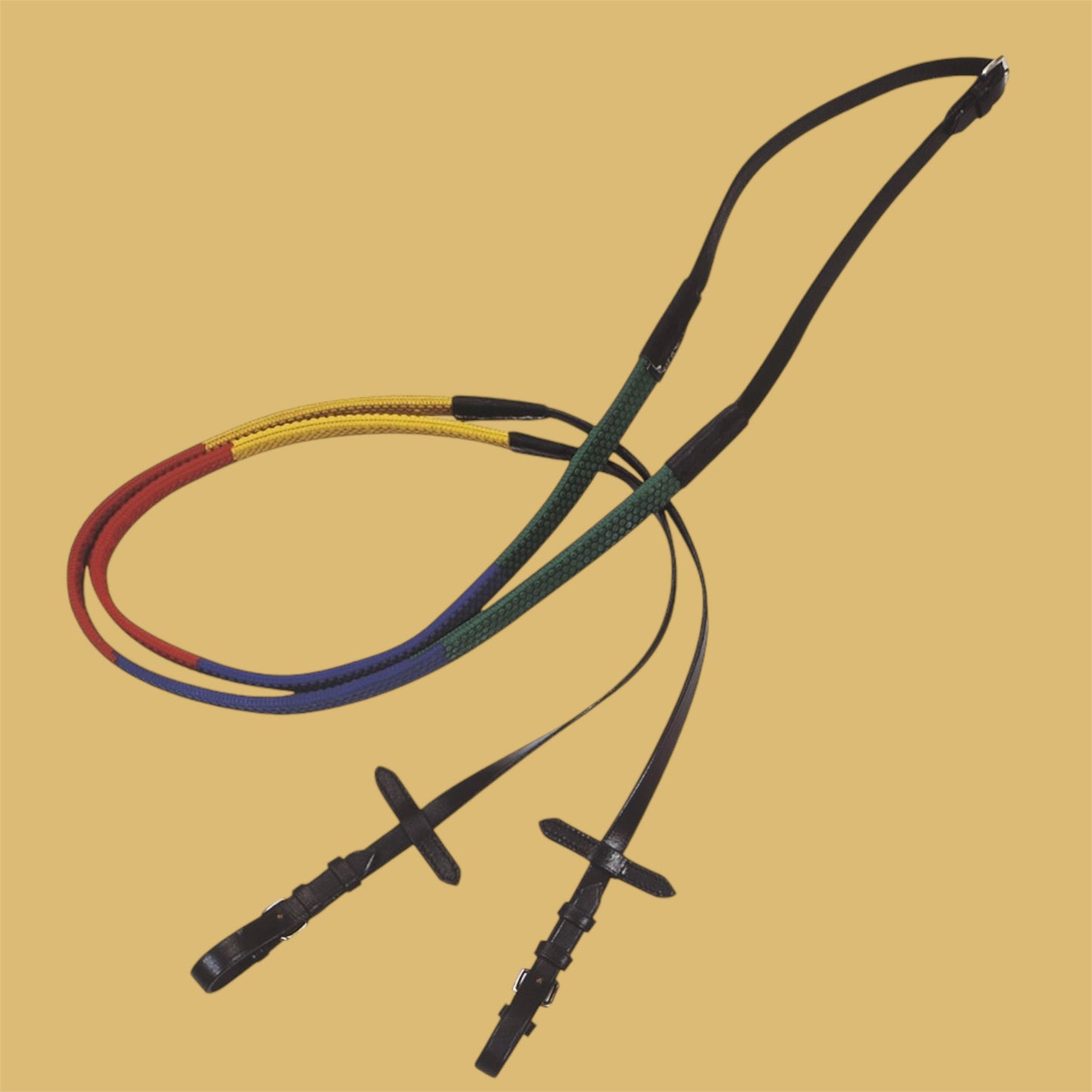 Rênes éducatives caoutchouc taille poney ~ NORTON CLUB