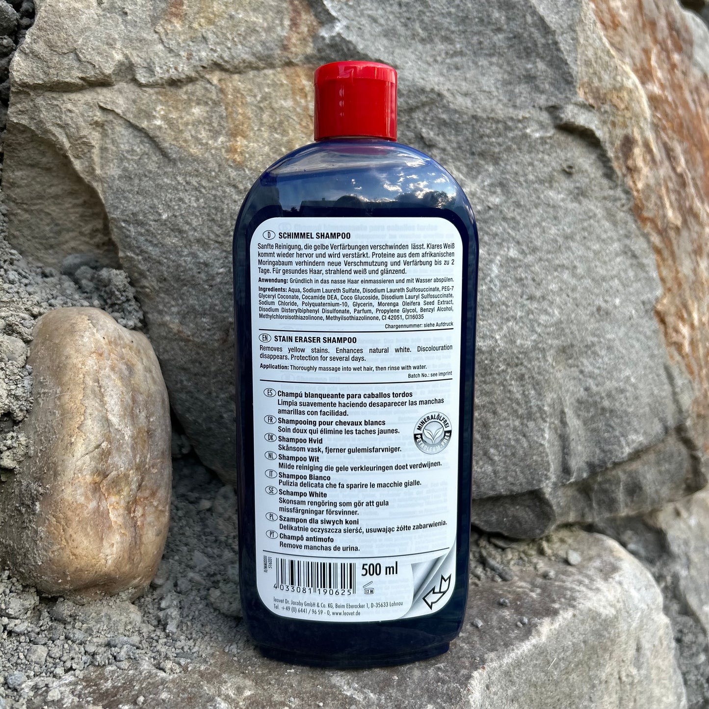 Shampoing pour chevaux gris ~ LEOVET 500ml