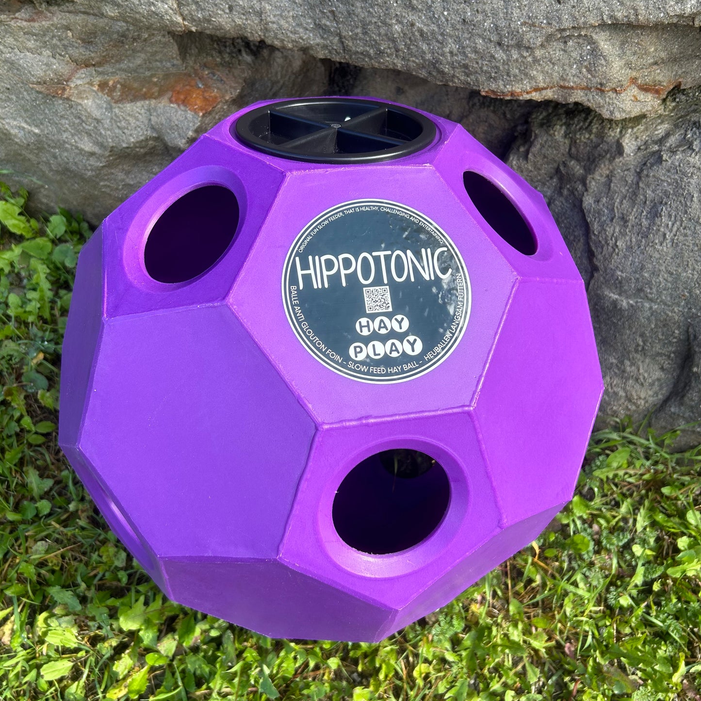 Balle à foin Hippo-Tonic anti-glouton