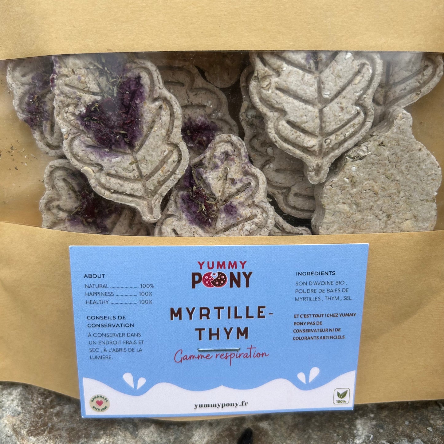 Gamme Respiration - Myrtille/Thym - 200g ~ YUMMY PONY