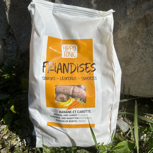 Friandises BANANE CAROTTE ~ HIPPOTONIC 1KG