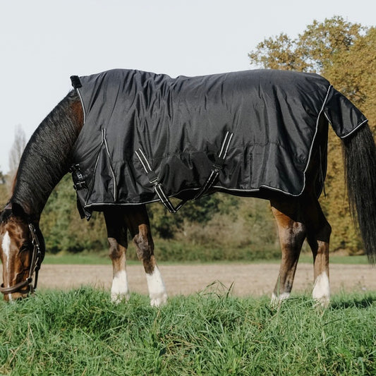 Couverture imperméable 0g noire ~ RIDING WORLD "OXFORD"