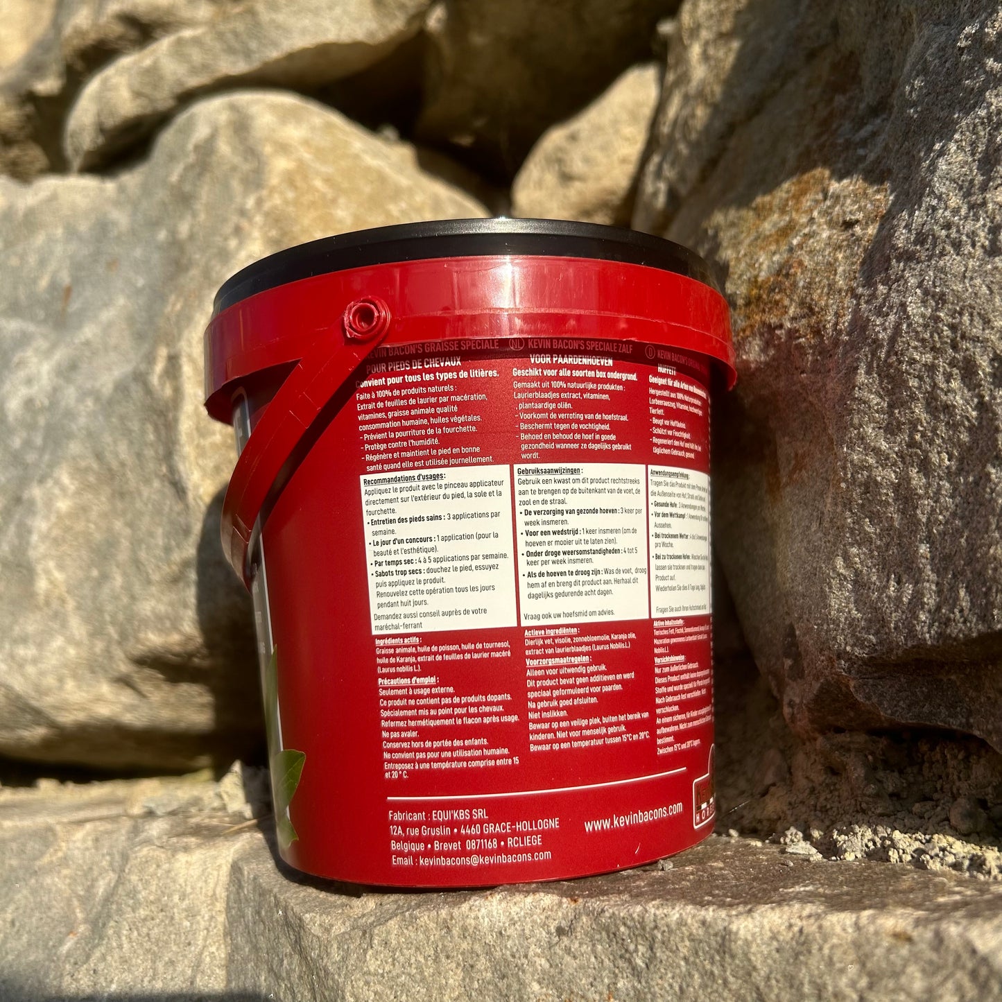 Onguent noir pour sabots 1L ~ KEVIN BACON’S Hoof Dressing