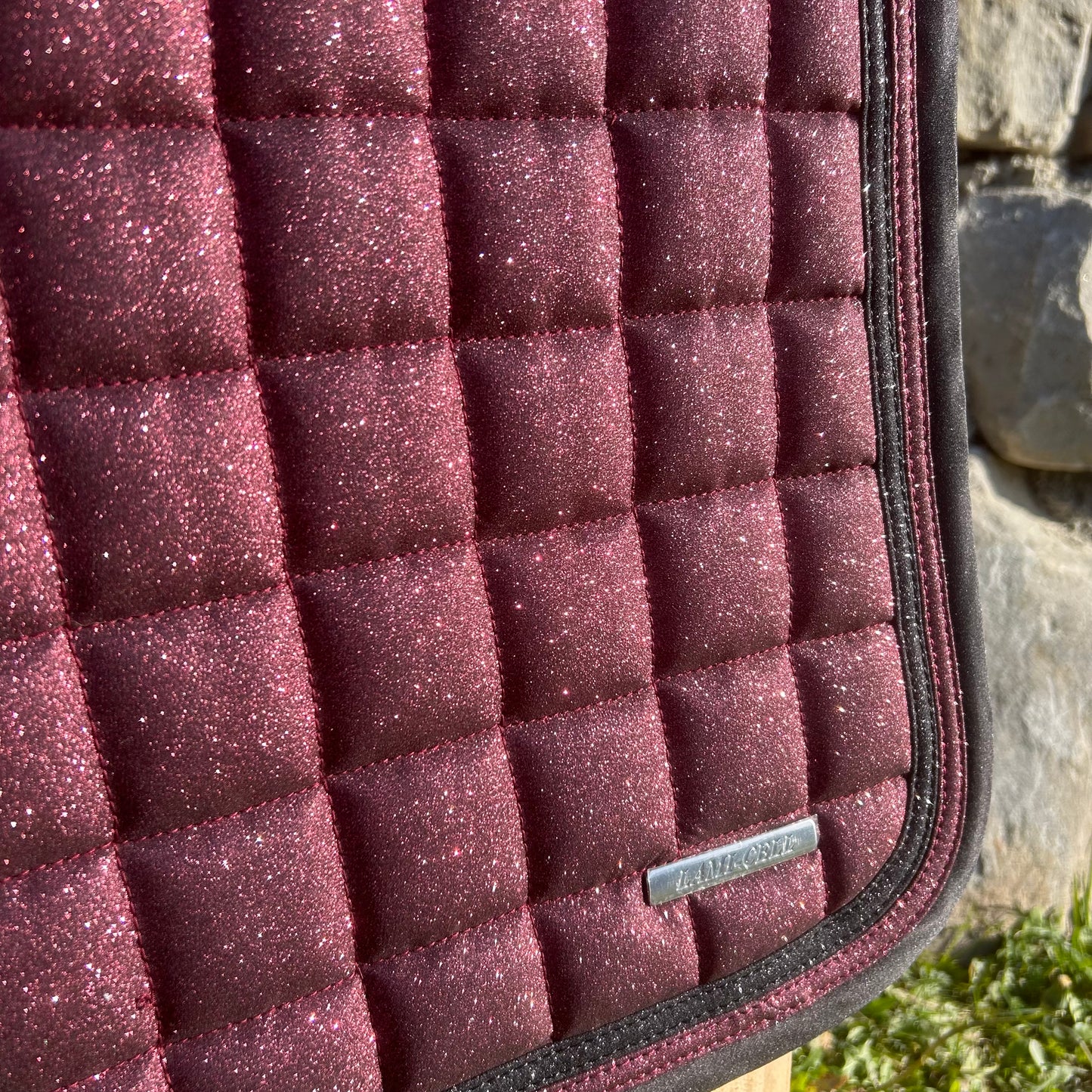 Tapis mixte bordeaux glitter ~ LAMI-CELL Sparkling