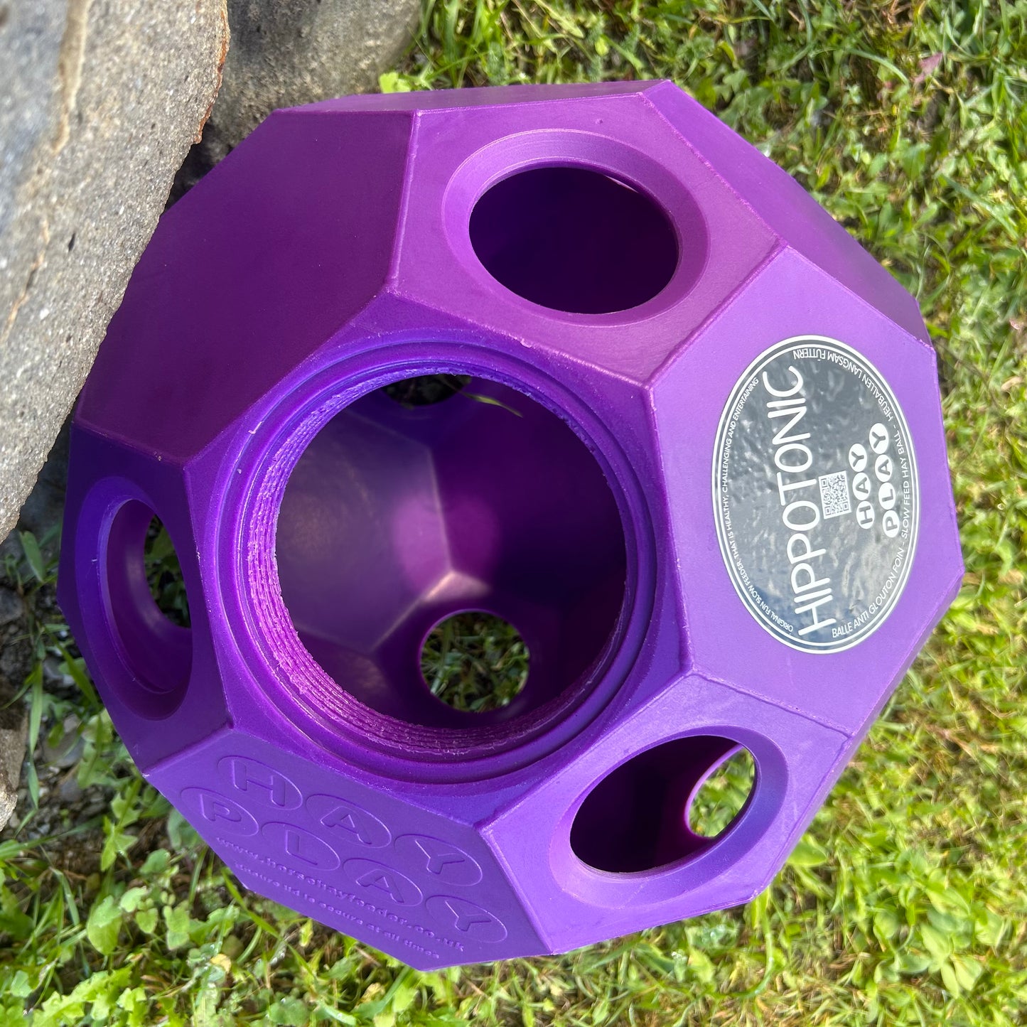 Balle à foin Hippo-Tonic anti-glouton