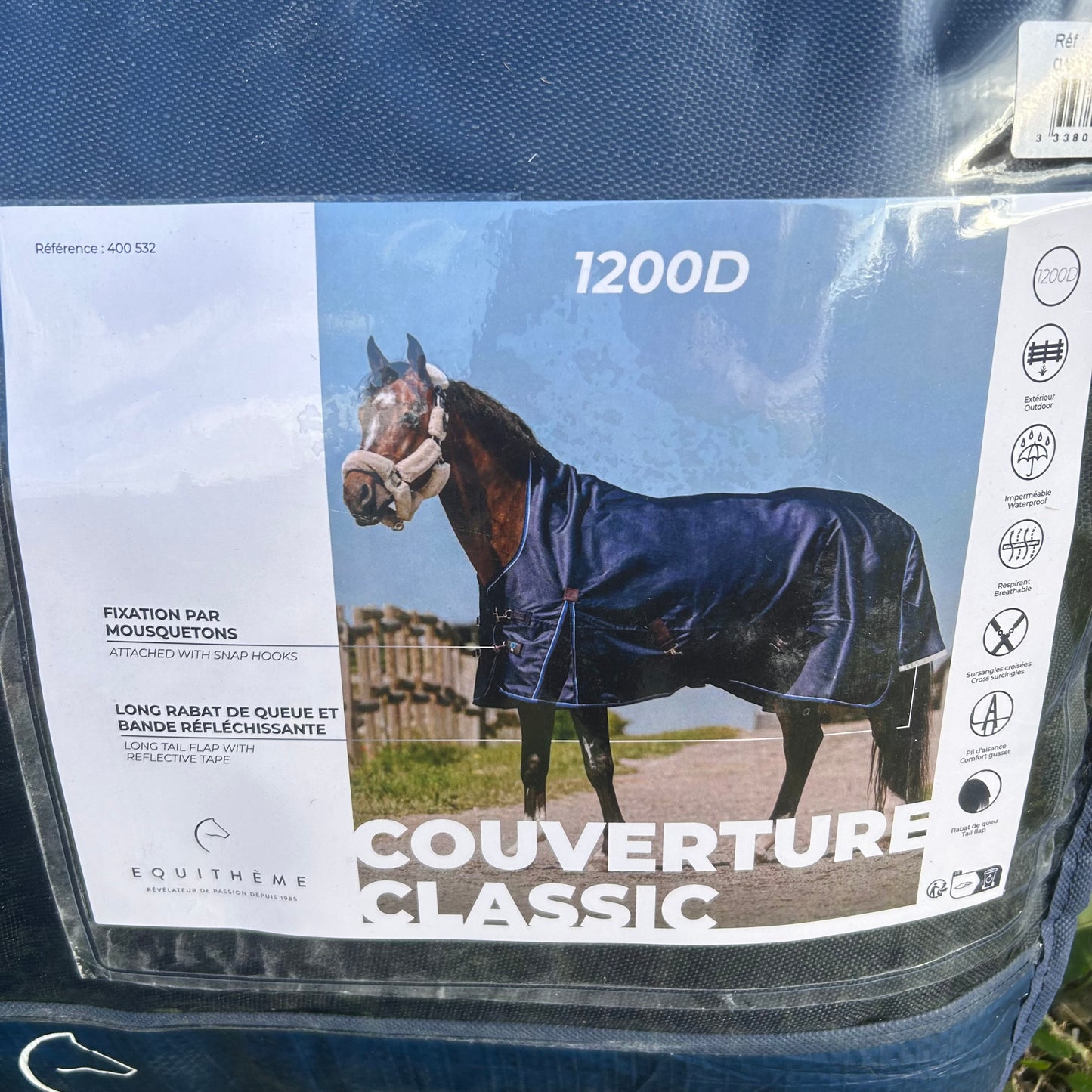 Couverture imperméable High neck 200g ~ EQUITHÈME