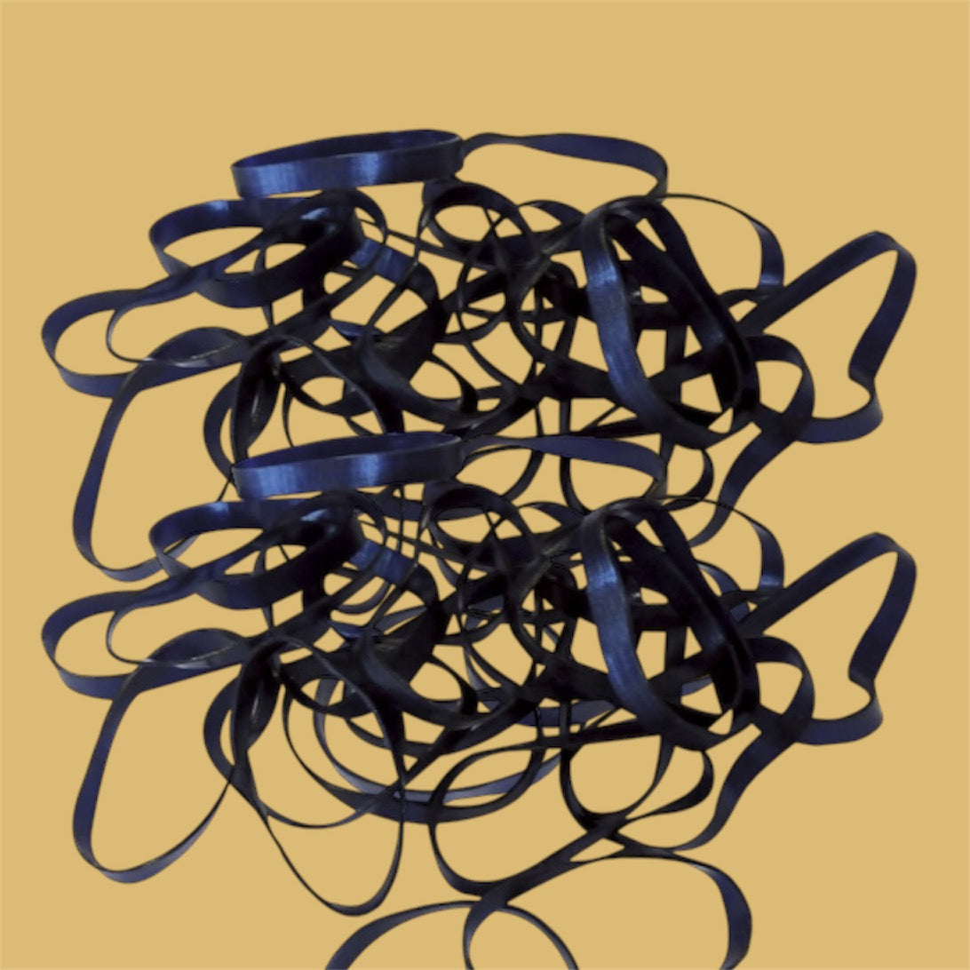 Élastiques noir plats ~ Hippo-Tonic seau