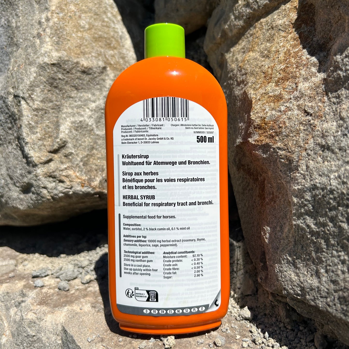 Sirop aux herbes ~ EQUINATURA 500ml