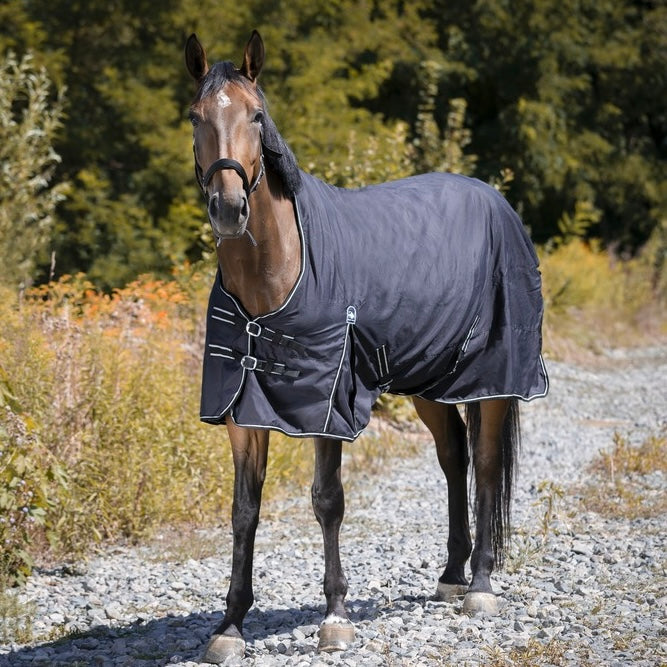 Couverture imperméable 0g noire ~ RIDING WORLD "OXFORD"