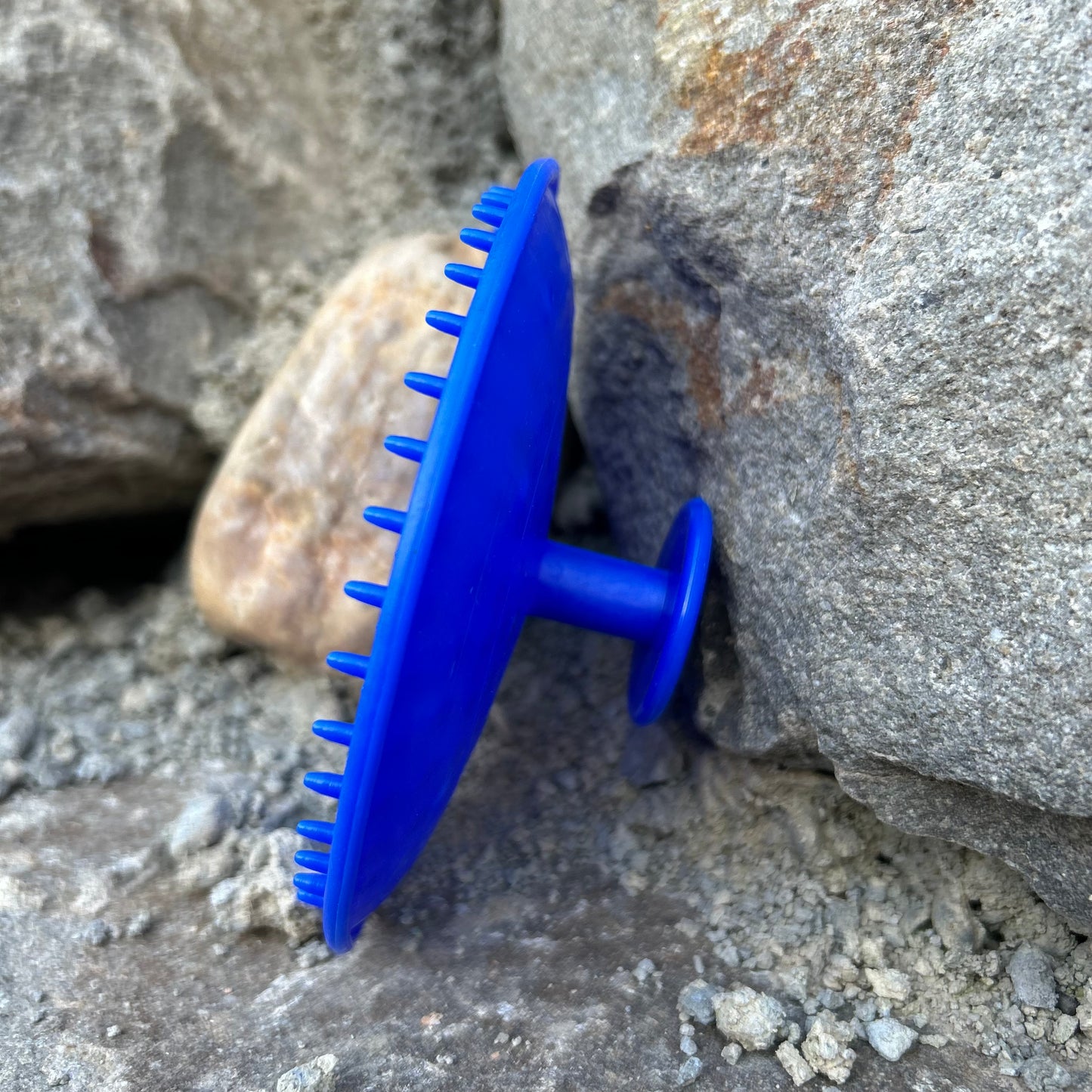 Étrille ronde en plastique ~ HIPPO-TONIC