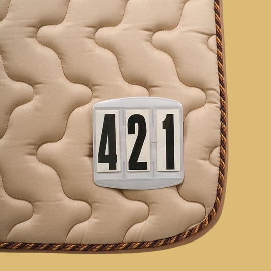 Numéro de départ EQUITHÈME 3 chiffres + velcro