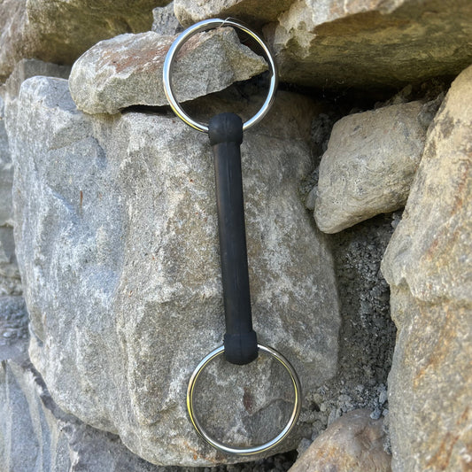 Mors 2 anneaux droit caoutchouc ~ FEELING