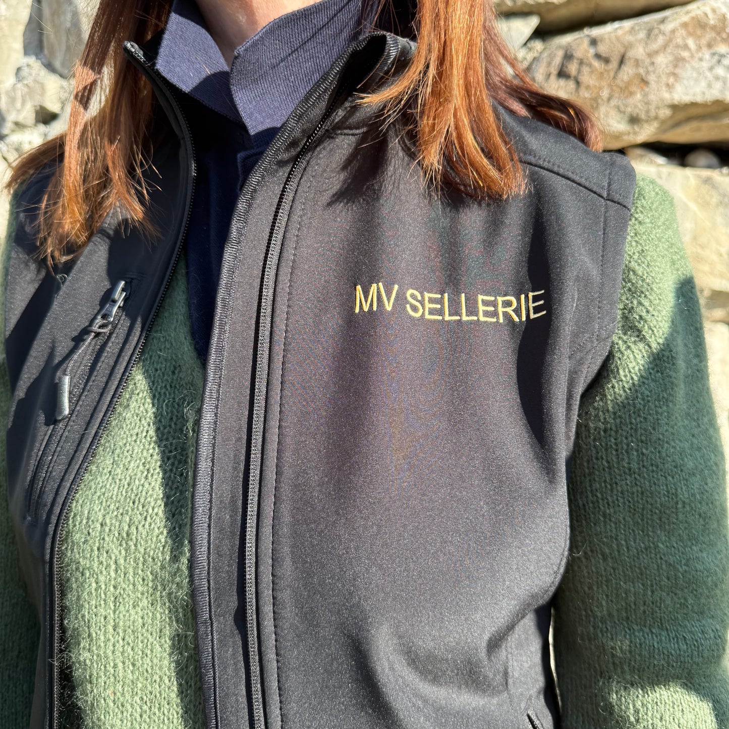 Bodywarmer « Égérie » femme ~ MV SELLERIE