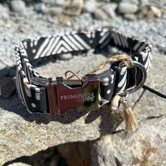 Collier pour chien ~ Zébré