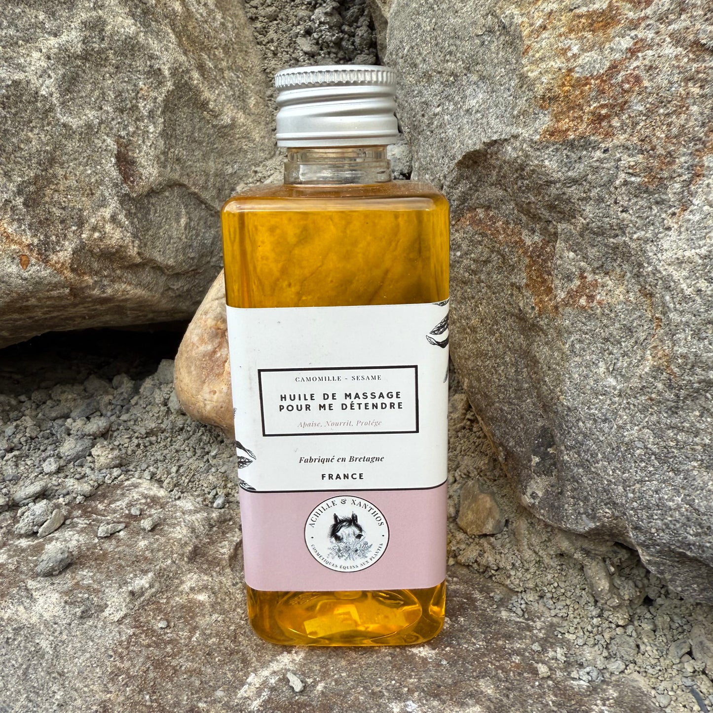 Huile de massage détente 250ml ~ ACHILLE ET XANTHOS